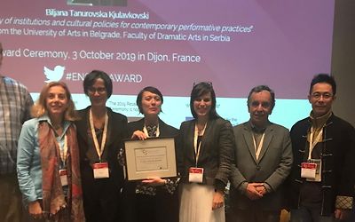  Dr. Biljana Tanurovska Kjulavkovski wins the 2019 ENCATC Research Award