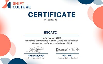 ENCATC is one of first fifteen European cultural networks to achieve the SHIFT Eco-Certification